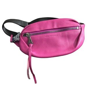 Aimee Kestenberg Milan Hot Pink Leather Belt Bag